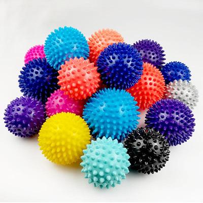 PVC Spiky Yoga Massage Ball - Fitness & Relaxation Tool