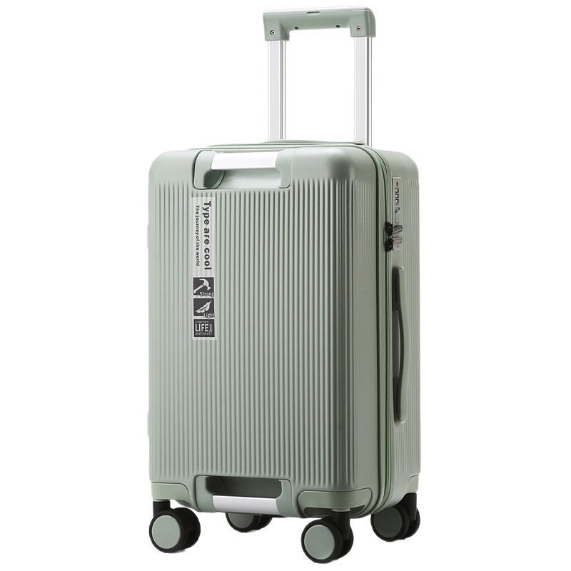 20-Inch Super Light Women's Carry-On Suitcase with Explosion-Proof Zipper, Trendy 24-Inch Men's Luggage, Large Capacity, Phone Holder Included