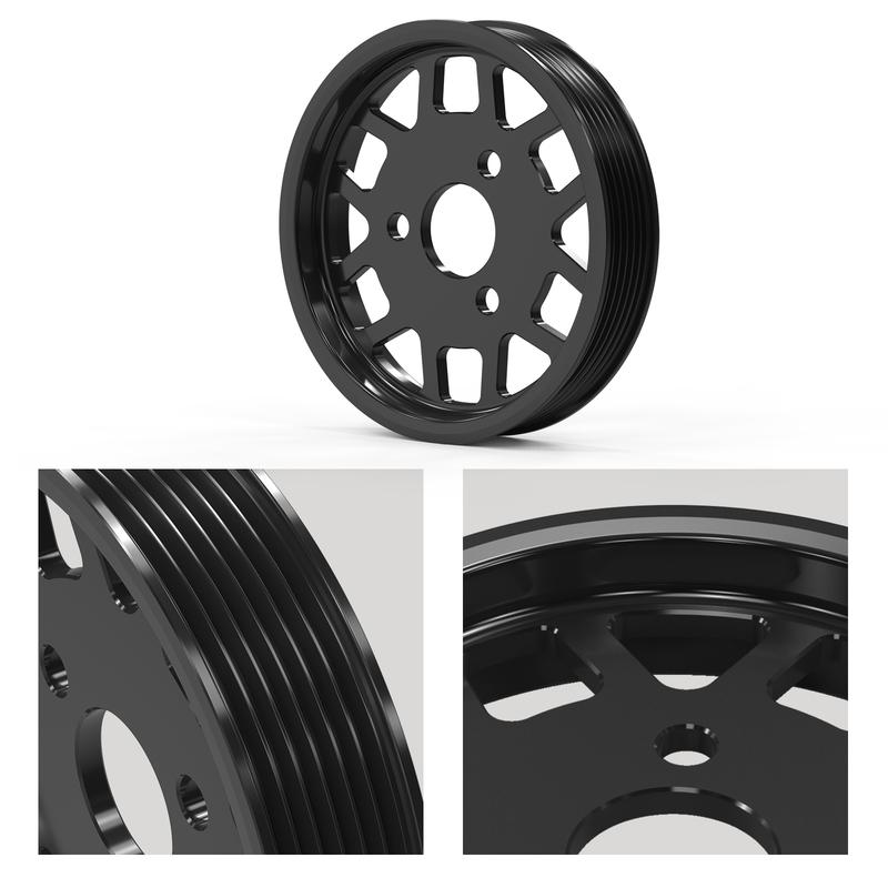 For BMW M52TU M54 Power Steering Pulley, for BMW E46 E39 E36 E38 325i 328i 525i 528i, X5 E53, Z3, Replace for 32 42 1 740 858