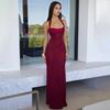 New Women's Clothing Sexy Backless Waist Slim Fishtail Dress Temperament High-end Dress