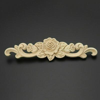 Beautiful Wood Applique Woodcarving Decal Furniture