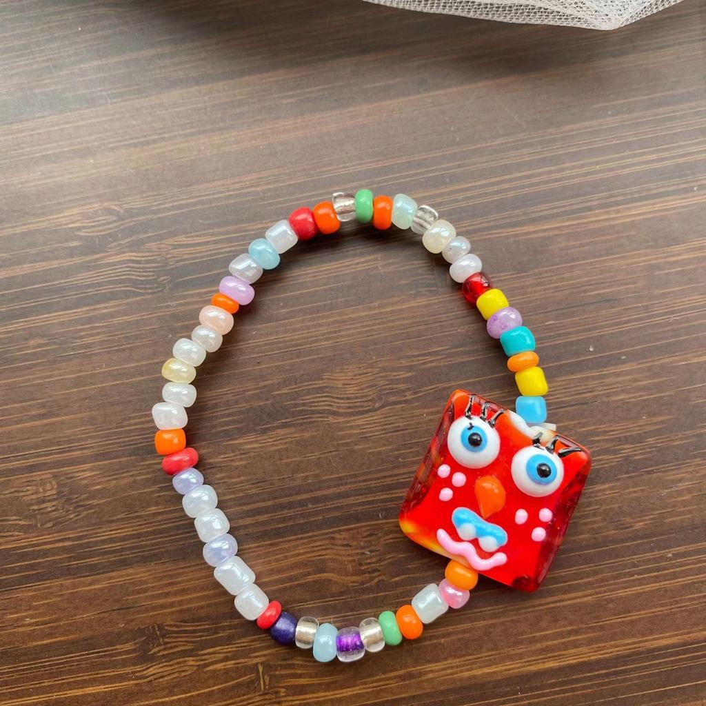 Versatile Cartoon Fun Bracelet: Handmade Beaded Jewelry for Women - New Autumn/Winter Niche Design