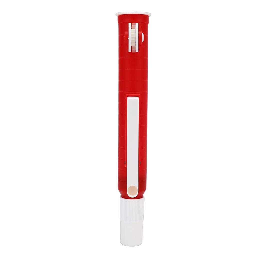 Pipette Pump 25ml Red Easy Liquid Transfer   Dispensing Pipette Pump for Laboratory Research