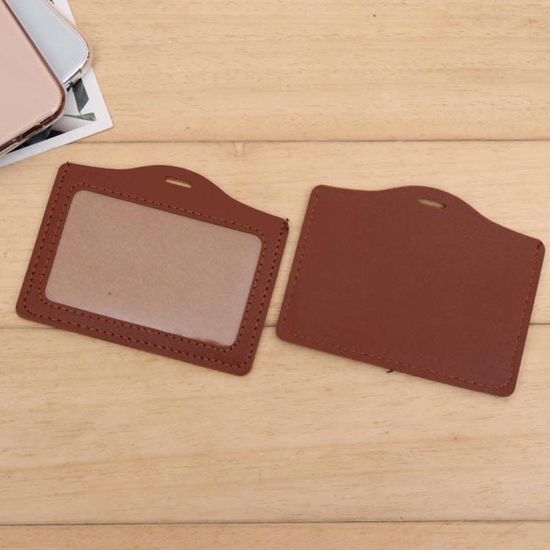 Transparent Credit ID Bank Card Holder Acrylic Photocard Photo Case Organizer Cartoon Key Chain Pendant Passport Pocket Sleeve