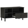 VidaXL TV Stand, Television Cabinet with Legs, TV Unit with Storage Living Room, Modern, Black Wood 356836