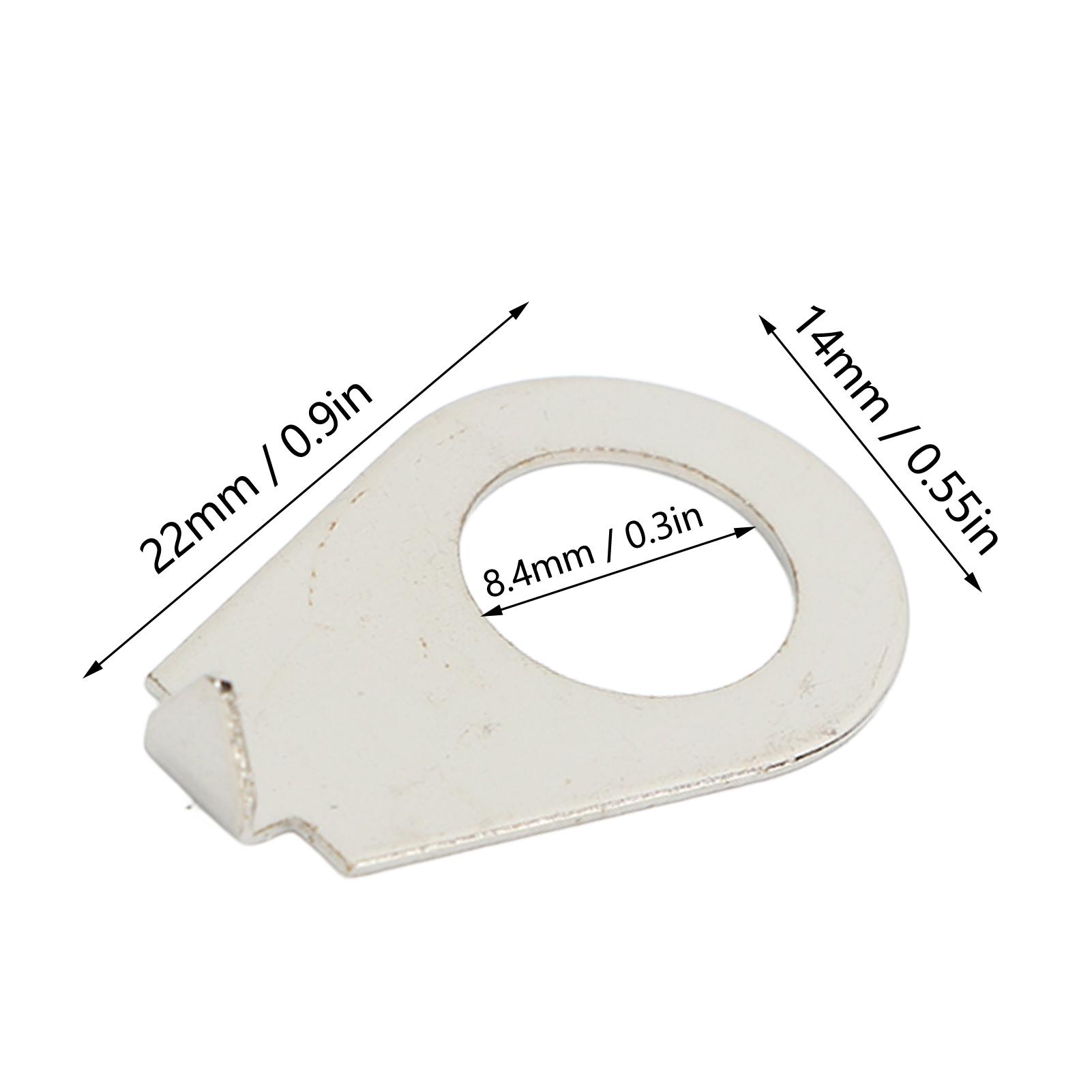 10PCS Guitar Knob Pointer Plate Potentiometer Pointer Metal Washer Electric Guitar Accessories