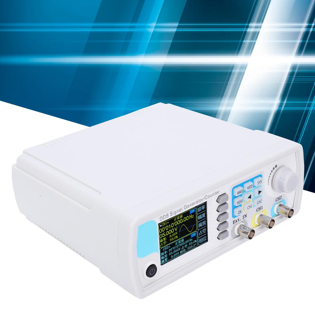 JDS6600‑30M 2‑Channel DDS Function Arbitrary Waveform Signal Generator Pulse Signal Frequency Meter