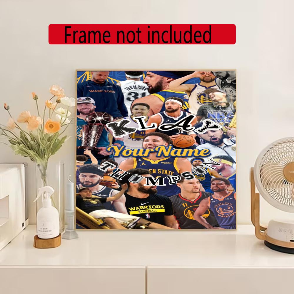 Curry Personalized Name Round Diamond Painting Kit Diamond Embroidery Painting Rhinestones Mosaic Frameless Handwork Decoration Arts
