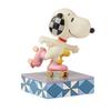 JIM SHORE Snoopy Woodstock Roller Skates 6016267 &