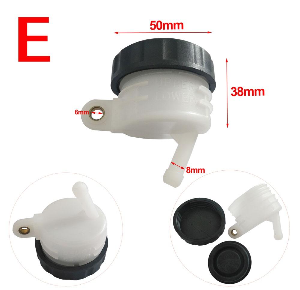 Universal Motorcycle Lever Brake Oil Tank Foot Brake Master Cylinder Oil Cup Fluid Bottle Reservoir Dirt Bike Scooter Pitbike