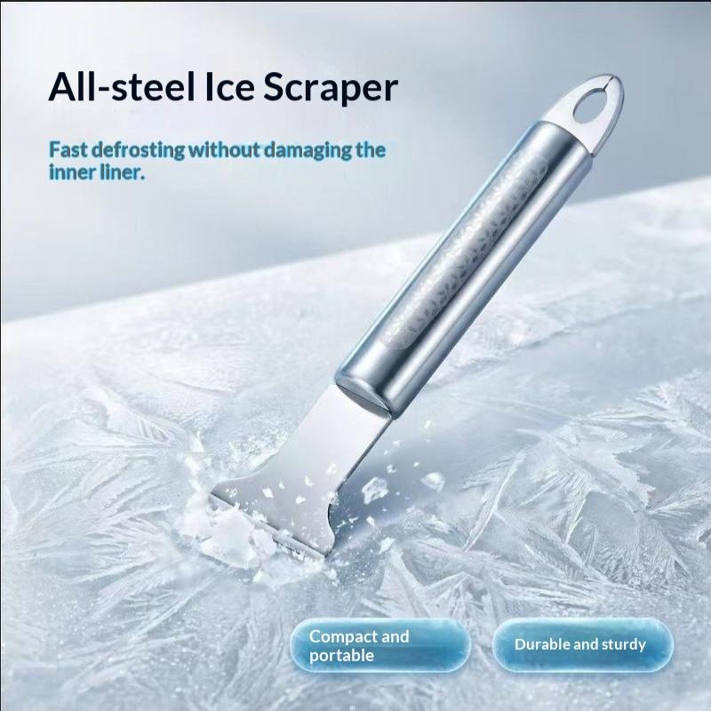 Stainless Steel Freezer Deicers Refrigerator Deicers Ice Scraper Defrost Cleaning Shovel Household Cleaning Gadget Removal Scoop