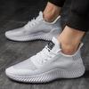Hot Sale New Mesh Men Shoes Breathable White Men's Sneakers Lac-up Lightweight Black Walking Man Tenis Shoes Zapatillas Hombre