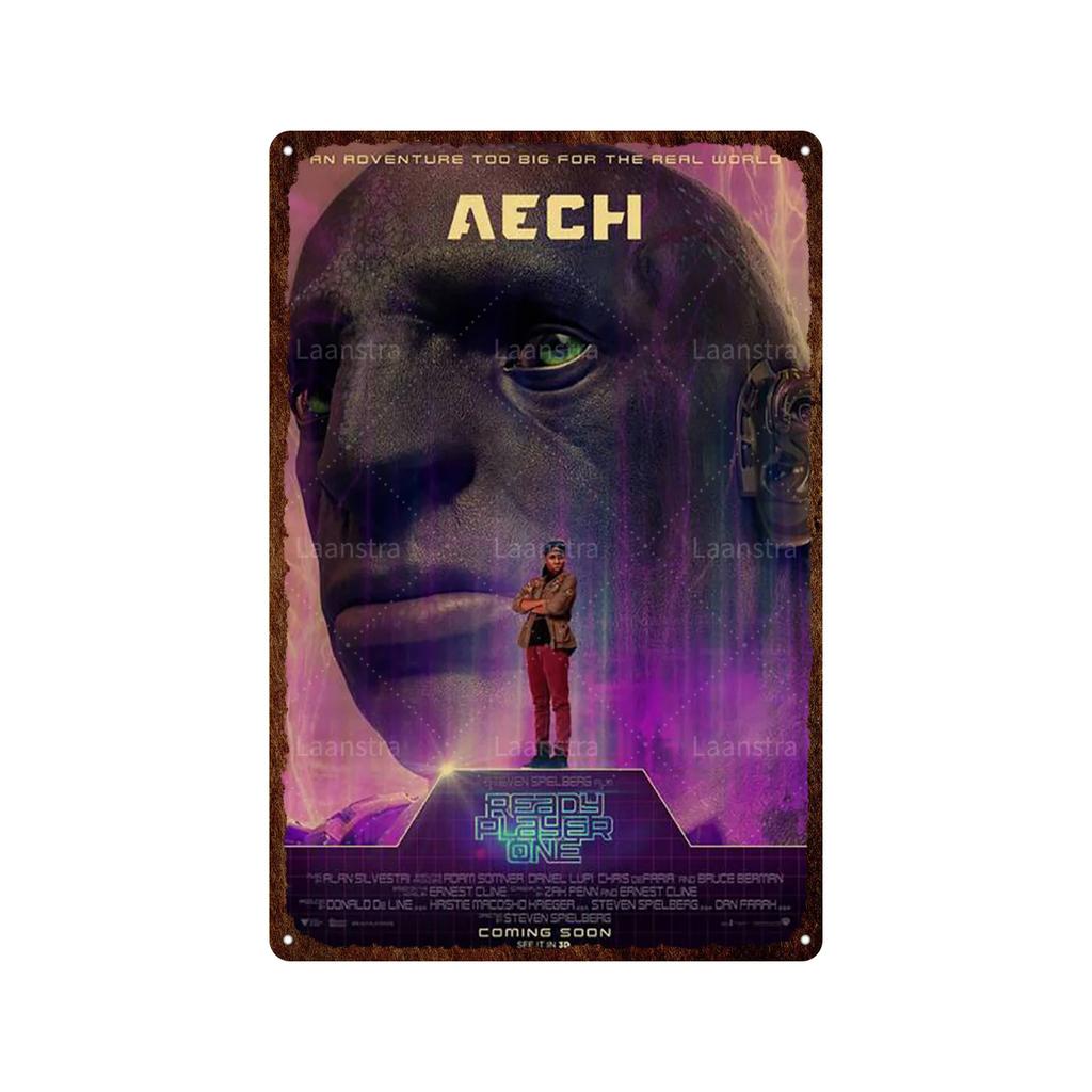 Ready Player One Retro Movie Tin Sign Poster Bar Home Decoration Metal Sign Plaque Decoration Wall Art Decor For Decorating