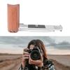 Handgrip Camera L Bracket Fit for   X E5 Camera Wooden Handle Aluminum Alloy Handgrip Quick Release L Plate