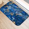 Bodenmatte Anti-Rutsch saugfähig Flanell Multi Farben Marmor gedruckt Tür Teppich Home Supplies