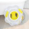 Toddler Inflatable Swim Seat Float with Glitter, Kids Pool Ring with Handles, Anti-Flip Baby Swimming Float