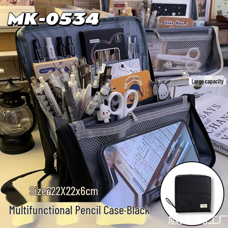 

Korean Style Chic Stand-Up Pencil Case for Kids, Boys, Girls, and Students