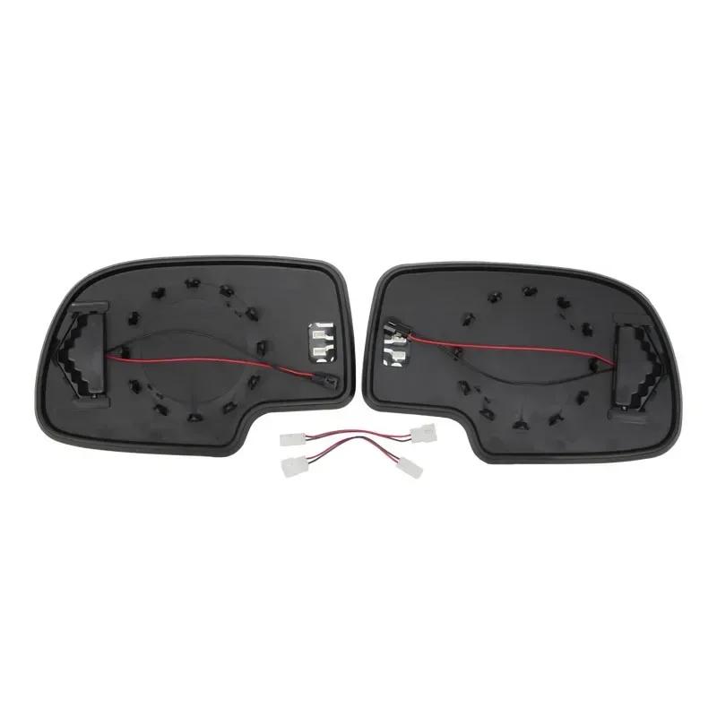 For Chevy Chevrolet Avalanche Silverado Suburban Tahoe 1500 3500 Door Wing Rearview Mirror Glass Side Mirror Lens Heated Glass 