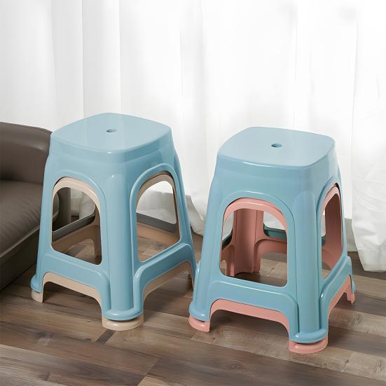 Stackable Classroom Stools Plastic Teacher Chair Indoor Outdoor Flexible Seating Decorative Stools Round Classroom Chairs