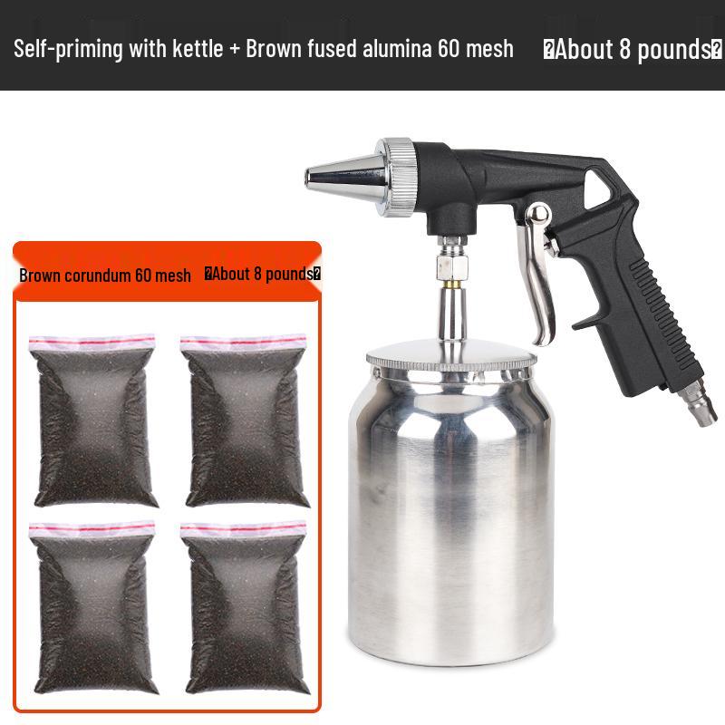 Tianfeng Handheld Pneumatic Sandblasting Gun - Rust Remover & Metal Refurbisher