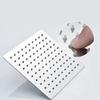 Stainless Steel 8/10/12 Inch Rainfall Shower Heads Square Showerhead Ultra Thin Waterfall Shower Head Pressurized Shower Head