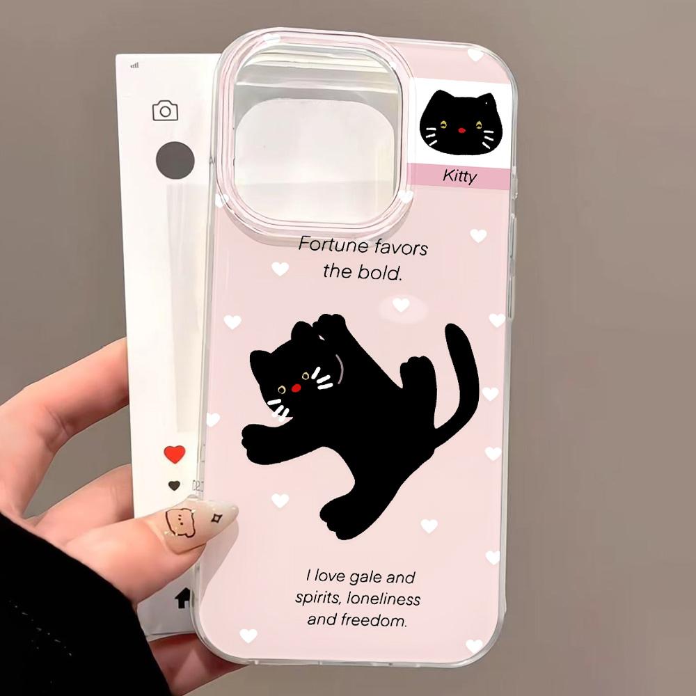 Painted Phone Case for iPhone 12 13 15 16 iPhone 16 12 13 14 15 Pro  14 15 16 Pro Max Coverage Shockproof Anti-Fingerprint Fresh Style Protective Case