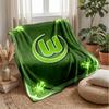 VfL Wolfsburg FC Soft Flannel Fleece Blanket Lightweight Cozy Warm Throw Blanket For Sofa Bed Home Decor