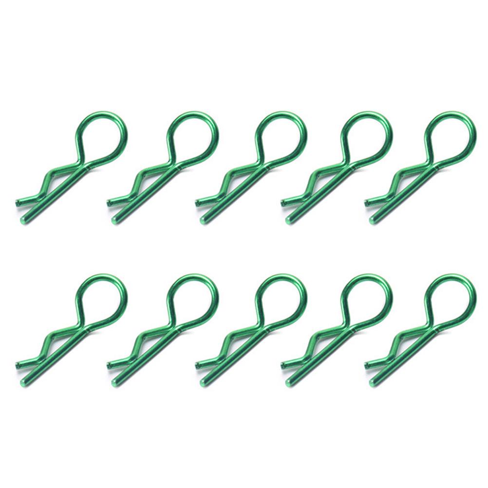10Pcs Rc Body Clips 90-Degree Angle Springy Pins Bent Springy Pins For 1/8 1/10 1/12 Scale Model Car Truck Crawler Truck