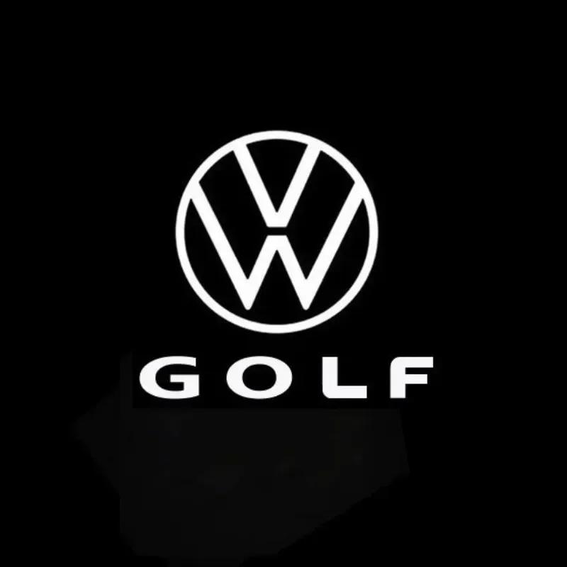 2025 Hot LED Car Door Logo Light Projector Lamp For Volkswagen VW Touareg 7P Golf 5 6 7 Jetta MK5 MK6 MK7 Passat B6 B7 B8 Car Ac