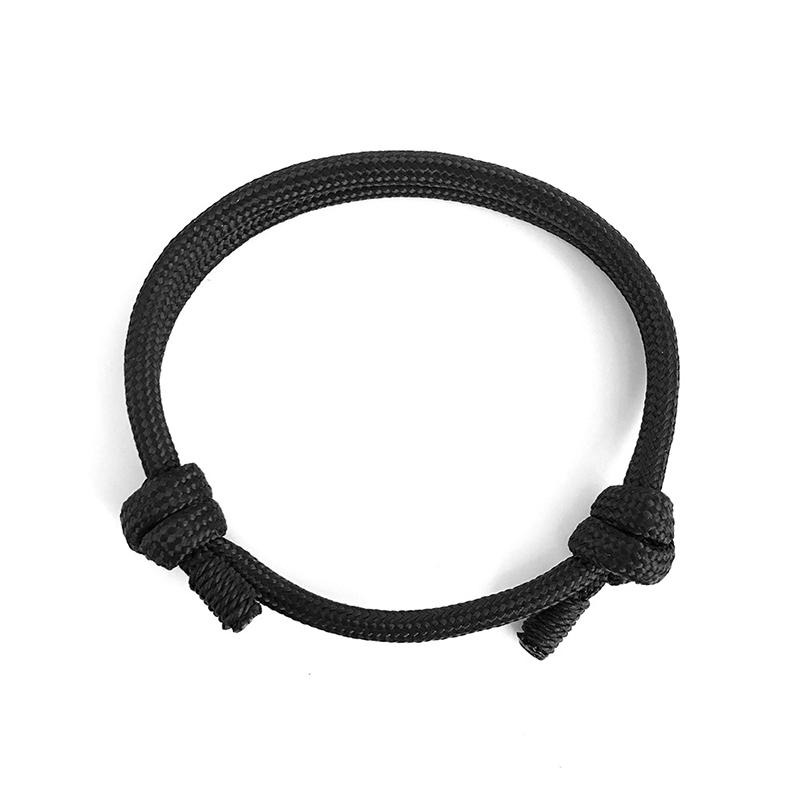 

Simple Style Paracord Bracelet Men Sliding And Adjustable Braclet Nautical Braslet Emergency Rescue Survival Brazalete Pulseria чёрный