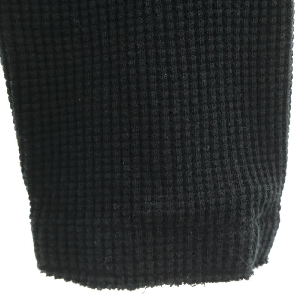 VADEL Made In Japan Long Sleeve Zip-up Hoodie Knit 48 Black Men's Used