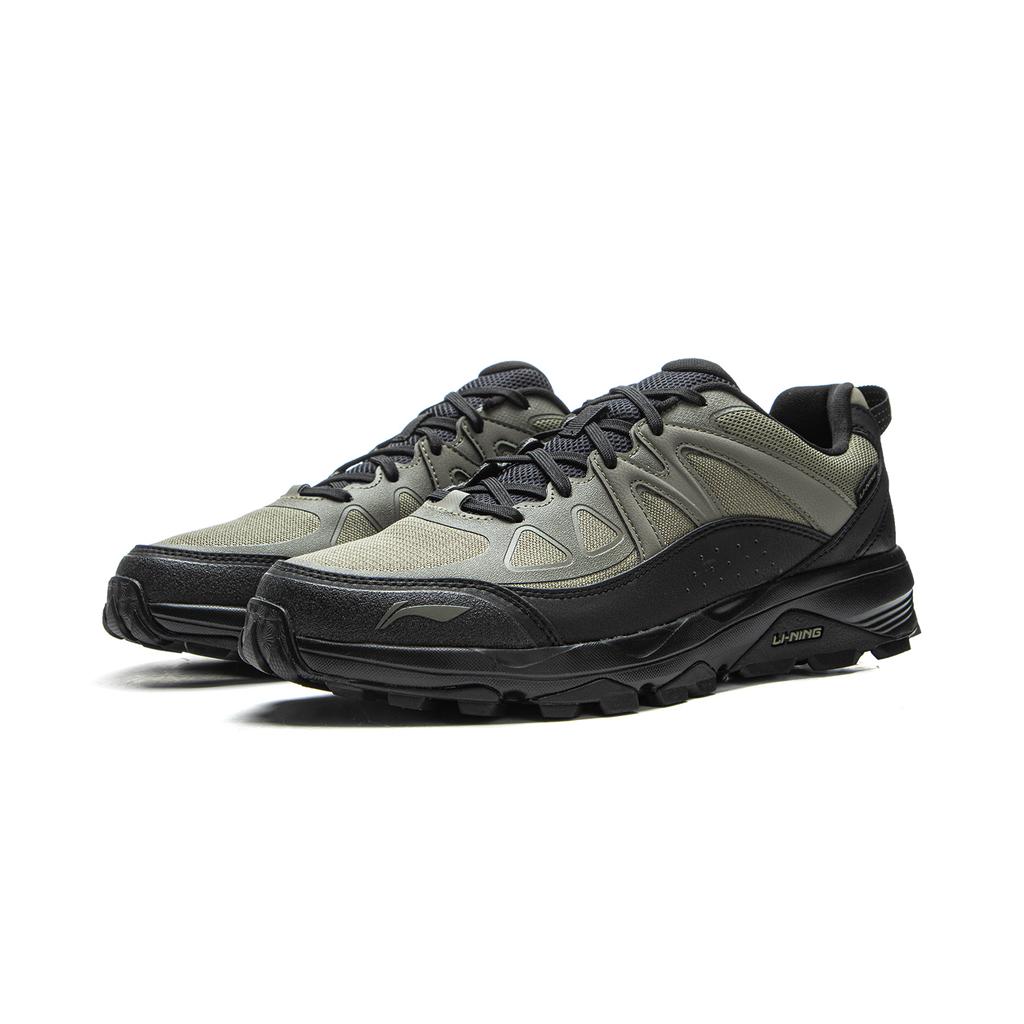 Li Ning Gundam Cushioning Slip Resistant Abrasion Resistant Rebound Low top Casual Trail Running Sprint Running Shoes ARSV117-1