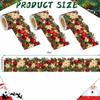 1roll Self-Adhesive Christmas Border Sticker - Santa & Snowman Wave Design for Classroom,Office Chalkboard, Home & Outdoor Decor