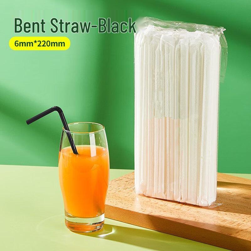 ZISIZ Bendable Plastic Straws