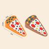 Silicone Silicone Door Stopper Shock Absorbent Reusable Anti-collision Stopper Cartoon Pizza Design No Drilling Required