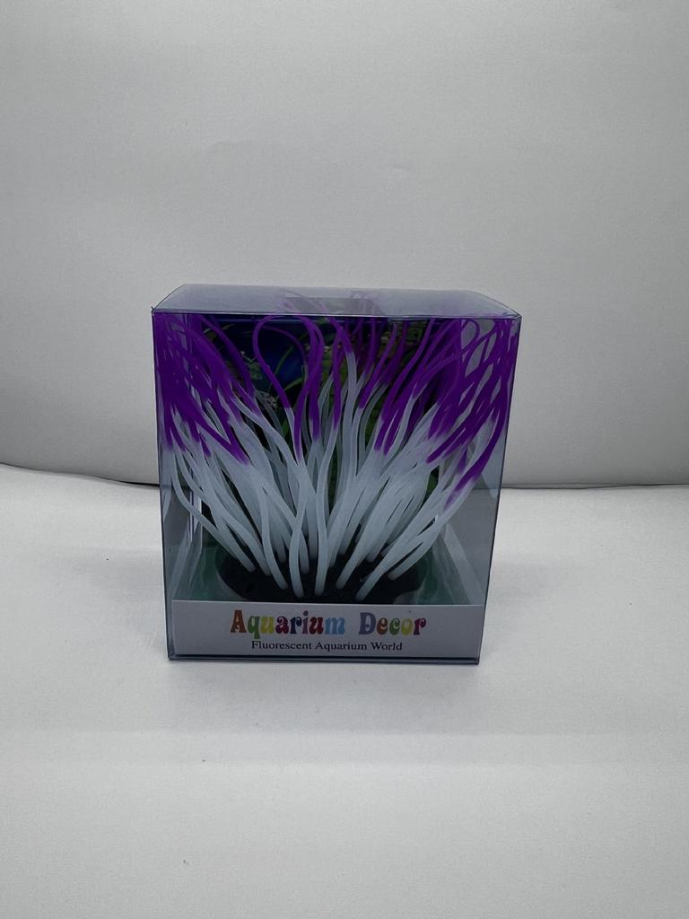 Luminous Aquarium Silicone Sea Anemone Decoration - Medium Size