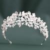 2026 Crown Tiara Headband Rhinestone Tiara, Princess Flower Bride Birthday Dress Accessories Pink Diamond Bar Mitzvah