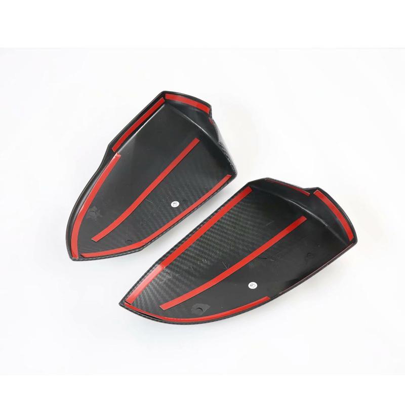 For Hyundai Elantra CN7 - car Rearview mirror cover trim,accessories black carbon fibre Side Mirror Covers Avante I30