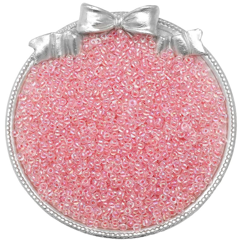 High Quality Glass Seed Beads Illusionary Pearl Light Dyeing Core Beads for Earring Bracelet DIY Jewelry Craft Accessoreis Making