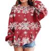 Sweatshirts für Teenager-Mädchen Hoodies Langarm Kordelzug Pullover Niedlicher übergroßer Hoodie Weihnachtstag