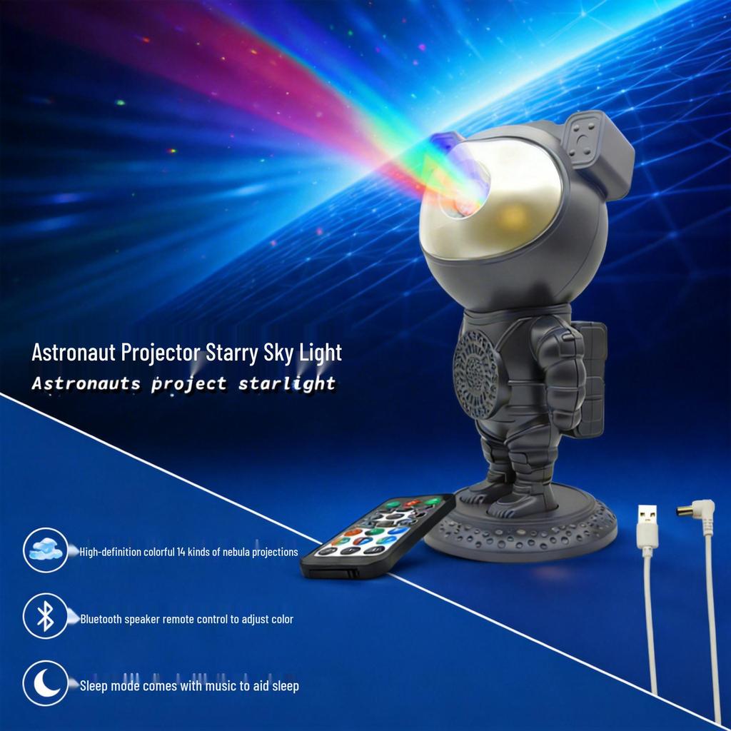 Projecteur Ciel Étoilé Astronaute: Veilleuse Bluetooth Créative & Cadeau pour Enfants