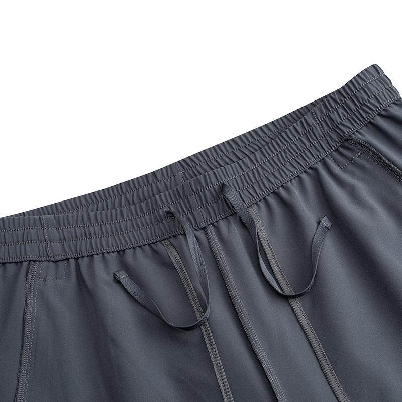 Anta Training Shorts Woven Seven-Point Pants Summer Casual Shorts Men shorts Gray 952627513-1