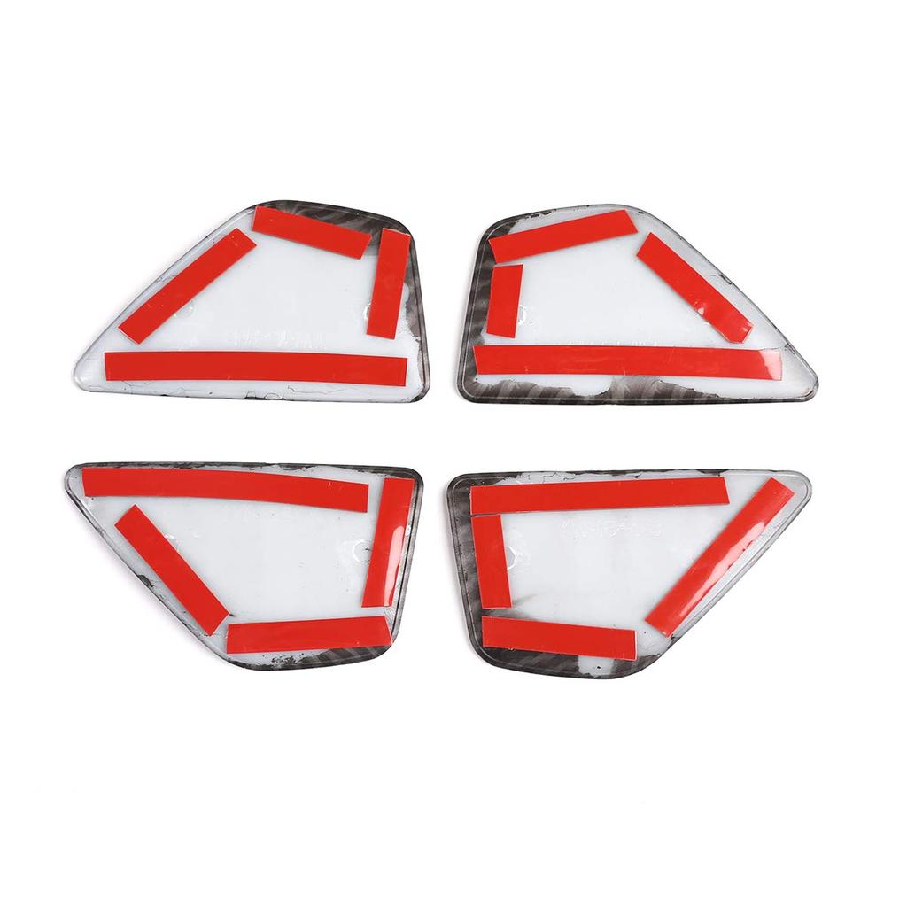 Car Accessories ABS Carbon Fiber Interior Door Bowl Cover Panel Decoration Suitable for Mercedes