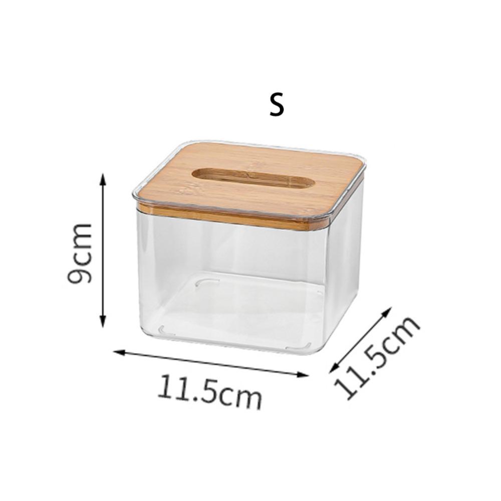 Square Tissue Holder Paper Box Living Table Tissue Box Creative Clear Tissue Box