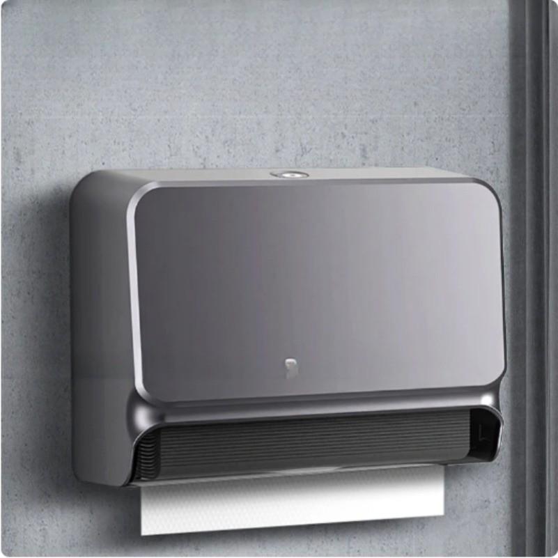Wall Mounted Hand Tissue Dispenser Paper Towel Holder Hotel Induction Paper Dispenser No Drilling Hand Wiping Paper Box
