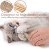 2PCS Cat Toys Kitten Teething Chew Toys Natural Chew Sticks for Pet Teeth Cleaning
