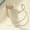 Irregular Open Cuff Bracelet for Women Exaggerated Wristchain Adjustable Bangle Geometric Jewelry Festival Accessories