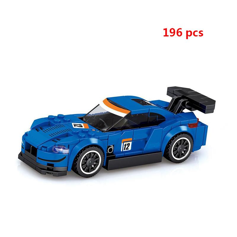 For Technical City Speed Champions Sports Car Racing Car Super Racers Figures Building Blocks Bricks Garage Toys Gifts Friends