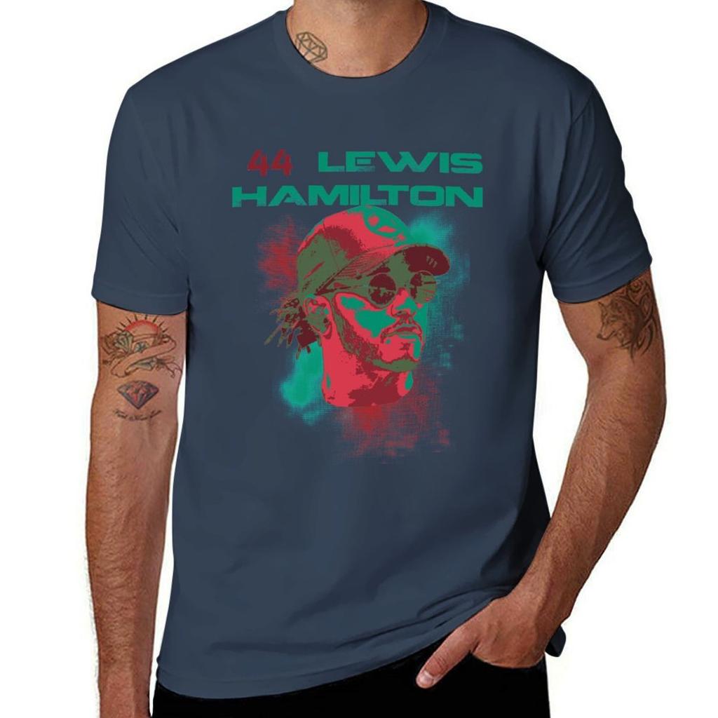 LH 44 T-Shirt Cotton Tshirt 100% Anime T Shirts Oversize T-Shirt