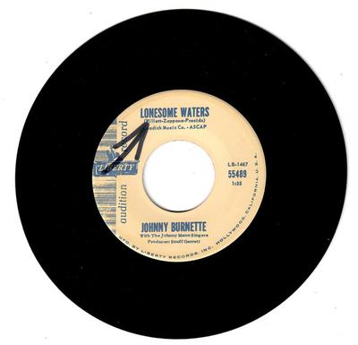 7-Zoll-Schallplatte JOHNNY BURNETTE - Damn The Defiant! 55489PROMO Liberty 1962 US Pop Gebraucht